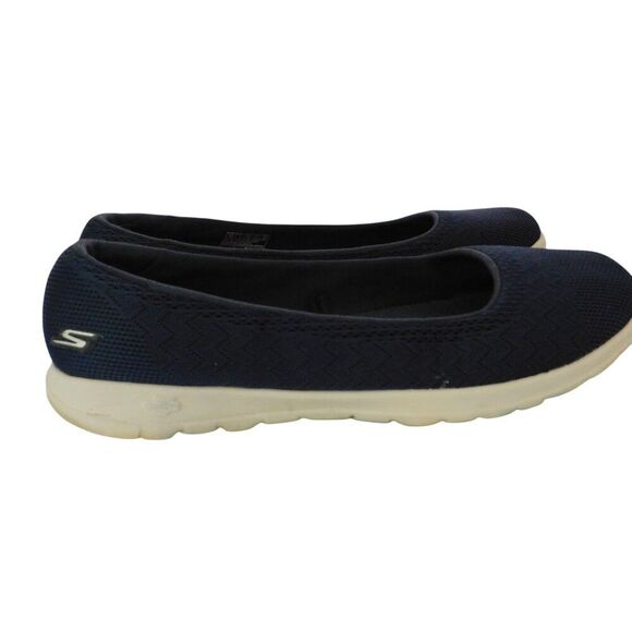 Skechers On The Go Step GOGA Women’s 10 Max Walk Lite Dreamer‎ Blue Ballet Flats - Picture 7 of 7